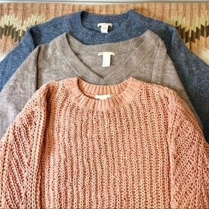 H&M Sweater Bundle EUC (3 Pc)
